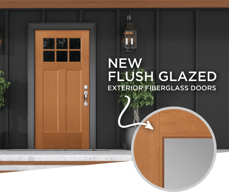 Introducing WINSLOW Flush Glazed Exterior Doors Horner Millwork