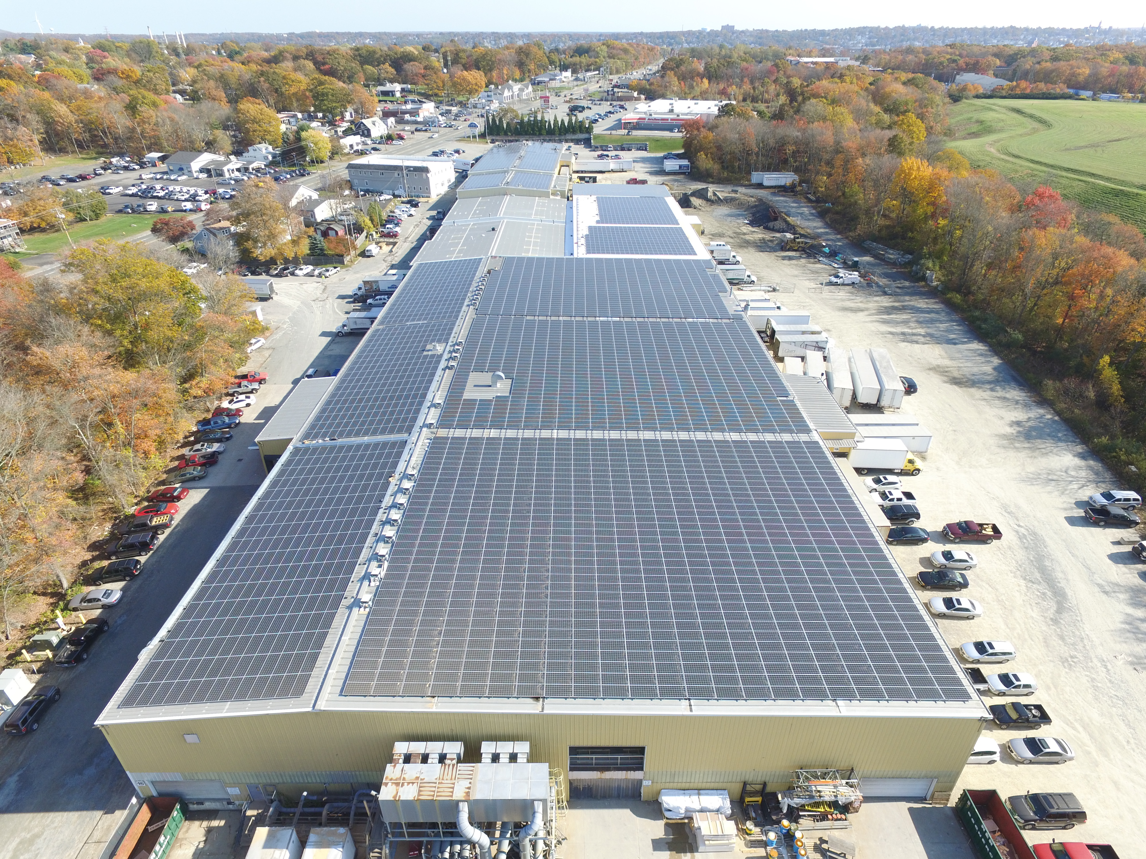 Solar panels on NAC facility photo