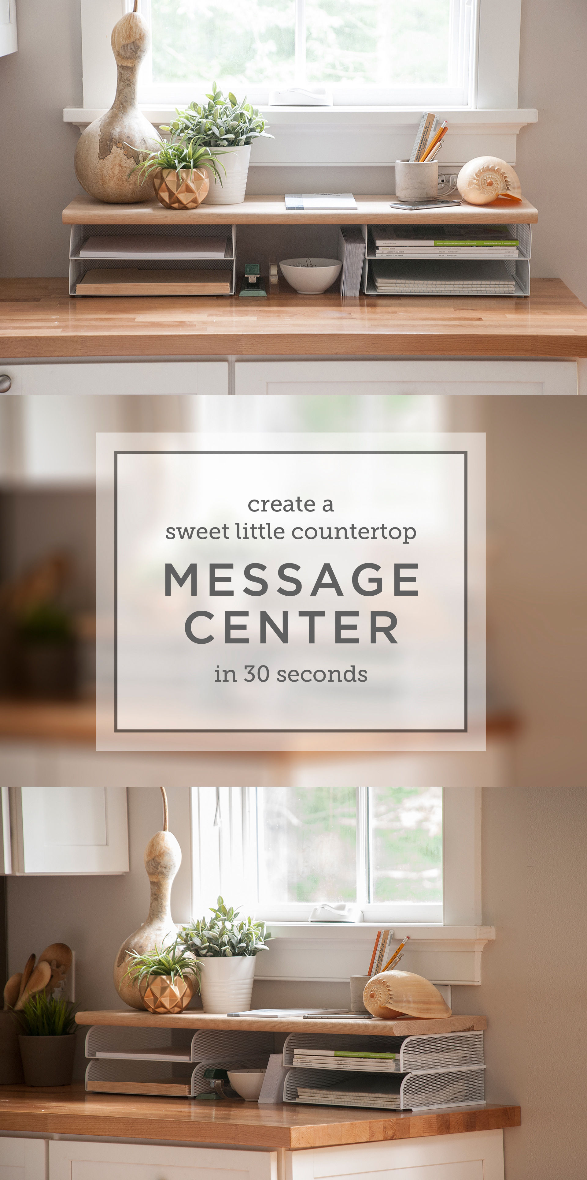 Photos of message center