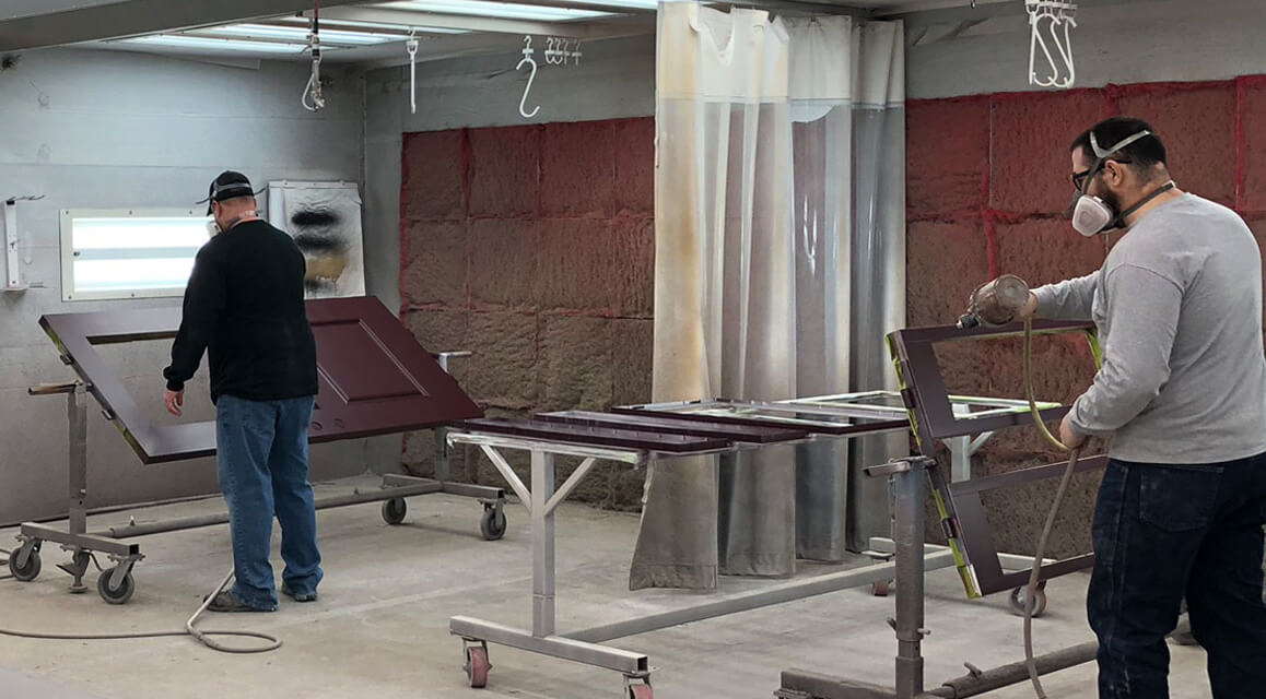 Fortress Coatings spray booth photo